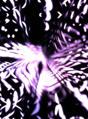 Işık parçacık izleri. Parlayan parçacıkları ve çizgileri olan ışık patlaması yıldızı. Güzel hareketli soyut ışın arkaplanı.