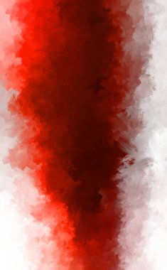 Yaratıcı soyut resim. Artistik fırça darbeleriyle donatılmış. Renkli ve canlı bir illüstrasyon. boyalı sanat.