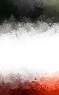 Modern sanat. Taranmış Boyalı Soyut Arkaplan. Fırça darbesi ile boyanmış. Boya darbeleri. 2B Görüntü.