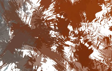 Sanatsal soyut arkaplan. Doku boyalı duvar kağıdı. Boya darbeleriyle yaratıcı bir illüstrasyon. Fırça desenli resim.