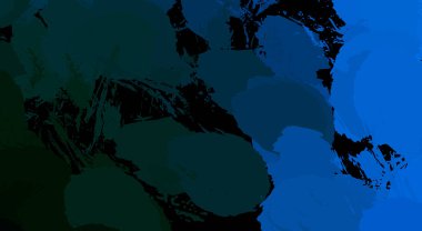 Canlı fırça darbeleriyle boyanmış. Renkli desenli resim. Fırçalanmış duvar kağıdını boya.