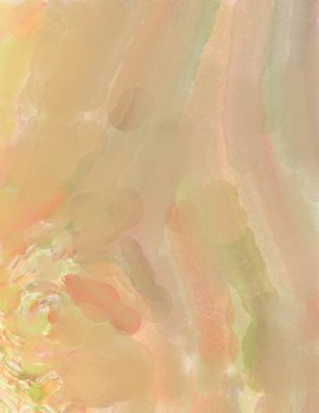 2D çizim. Sanatsal arkaplan resmi. Tablo üzerinde soyut resim. Çağdaş sanat. El yapımı resim. Renkli doku. Modern sanat eserleri. Yüzeyde suluboya fırça darbeleriyle boyama.