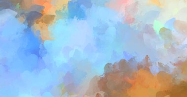 Taranmış Boyalı Soyut Arkaplan. Fırça darbesi ile boyanmış. Sanatsal canlılık ve renkli duvar kağıdı.