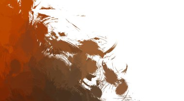 Taranmış Boyalı Soyut Arkaplan. Vahşi kaotik fırça darbeleri. Boya darbeleri. 2D İllüstrasyon. Fırça darbeli resim. 