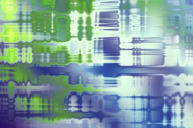 Soyut arkaplan. Yaşlanmış grunge dokusunda geometrik elementler. Farklı renk desenli grafiksel illüstrasyon.