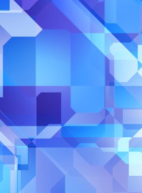 Renkli ve canlı geometrik şekiller katmanları var. Bir teknoloji planının dijital illüstrasyonu. Gelecekçi tasarım şablonu.