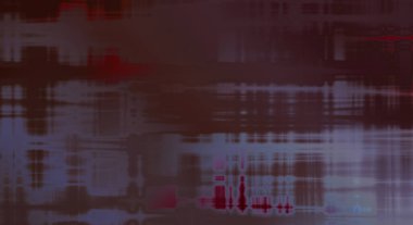 Soyut arkaplan. Yaşlanmış grunge dokusunda geometrik elementler. Farklı renk desenli grafiksel illüstrasyon.