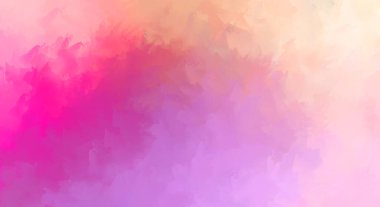 Renkli fırça darbelerinin 2D çizimi. Dekoratif desenli resim. canlı boya desenli arkaplan.