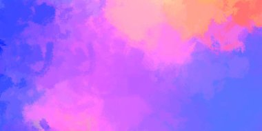 Duvar sanatı Eşsiz ve yaratıcı illüstrasyon. Fırça darbesi ile boyanmış. Renkli fırça darbelerinin soyut arkaplanı. Fırçalanmış canlı duvar kâğıdı. Boyalı sanatsal yaratım.