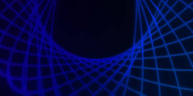 Işık dalgalarının neon renkli soyut tasarımı. Dijital arka plan ve neon ışığı parlama efekti. Parlak ışınlar duvar kağıdı.