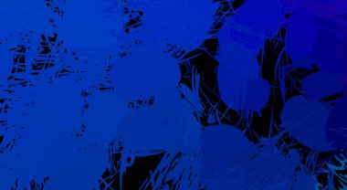 Canlı fırça darbeleriyle boyanmış. Renkli desenli resim. Fırçalanmış duvar kağıdını boya.