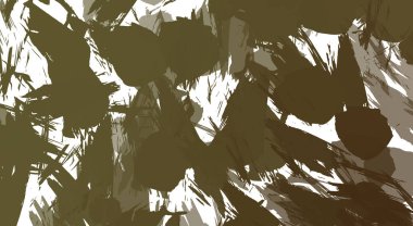 Renkli fırça darbelerinin 2B çizimi. Dekoratif doku resmi. Canlı boya desenli arka plan. Kaotik fırça darbeleri resim.