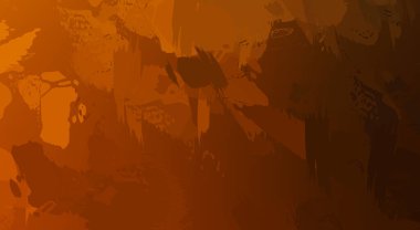 Fırça darbesi ile boyanmış. Sanatsal canlılık ve renkli duvar kâğıdı. Kaotik resim. Taranmış Boyalı Soyut Arkaplan. 