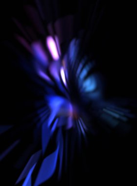 Işık parçacık izleri. Parlayan parçacıkları ve çizgileri olan ışık patlaması yıldızı. Güzel hareketli soyut ışın arkaplanı.