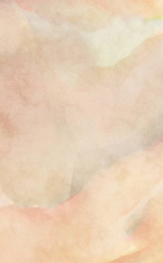 Pastel renklerde suluboya resim. Poster, duvar sanatı, afiş, kart, kitap kapağı ya da ambalaj için rahatlatıcı kompozisyonun yumuşak renkli çizimi. Modern fırça darbeleri resim.