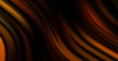 Siyah arka planda renkli düz çizgiler. Sıvı ve sıvı renkli dalgalar karanlıkta akıyor. Duvar kağıdı, afiş, arkaplan, kart, kitap, kapak, poster, afiş, broşür