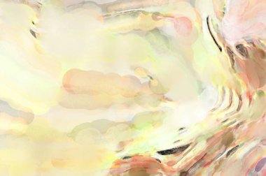 Yüzeyde suluboya vuruşlar. Sanatsal arkaplan resmi. Tablo üzerinde soyut resim. Fırça darbeleri. Çağdaş sanat. El işçiliğinin renkli dokusu. Modern resim.