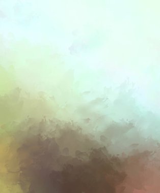 Modern sanat. Taranmış Boyalı Soyut Arkaplan. Fırça darbesi ile boyanmış. Boya darbeleri. 2B Görüntü.