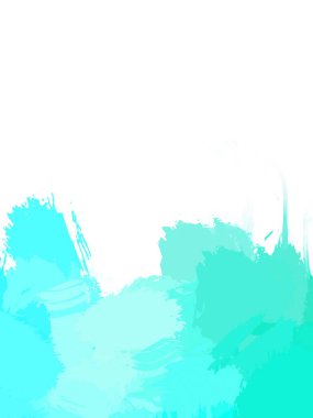 Taranmış Boyalı Soyut Arkaplan. Vahşi kaotik fırça darbeleri. Boya darbeleri. 2D İllüstrasyon. Fırça darbeli resim. 