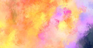 Sanatsal soyut arkaplan. Doku boyalı duvar kağıdı. Boya darbeleriyle yaratıcı bir illüstrasyon. Fırça desenli resim.