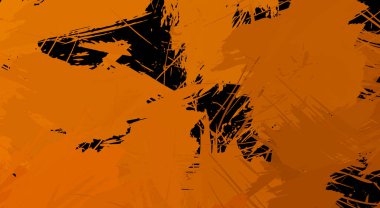 Sanatsal soyut arkaplan. Doku boyalı duvar kağıdı. Boya darbeleriyle yaratıcı bir illüstrasyon. Fırça desenli resim.