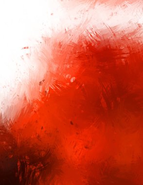 Yaratıcı soyut resim. Artistik fırça darbeleriyle donatılmış. Renkli ve canlı bir illüstrasyon. boyalı sanat