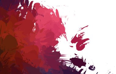 Duvar sanatı Eşsiz ve yaratıcı illüstrasyon. Fırça darbesi ile boyanmış. Renkli fırça darbelerinin soyut arkaplanı. Fırçalanmış canlı duvar kâğıdı. Boyalı sanatsal yaratım.