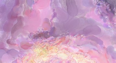 Taranmış Boyalı Soyut Arkaplan. Fırça darbesi ile boyanmış. Boya darbeleri. 2B Görüntü.