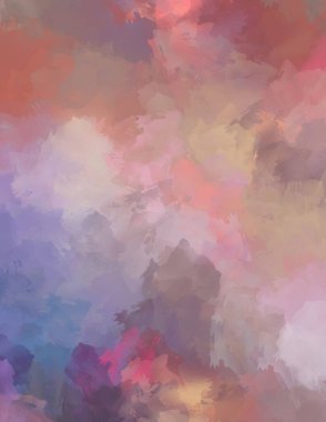 Taranmış Boyalı Soyut Arkaplan. Fırça darbesi ile boyanmış. Sanatsal canlılık ve renkli duvar kağıdı.