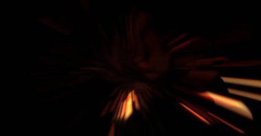 Işık parçacık izleri. Parlayan parçacıkları ve çizgileri olan ışık patlaması yıldızı. Güzel hareketli soyut ışın arkaplanı.