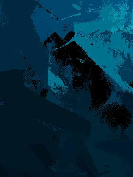 Vahşi fırça darbeleriyle yaratıcı soyut resim. Artistik fırça darbeleriyle donatılmış. Renkli ve canlı bir tasvir. Boyalı sanat.