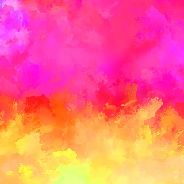 Yaratıcı soyut resim. Artistik fırça darbeleriyle donatılmış. Renkli ve canlı bir illüstrasyon. boyalı sanat.