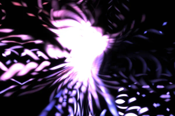 Lichte Deeltjes Sporen Licht Explosie Ster Met Gloeiende Deeltjes Lijnen — Stockfoto