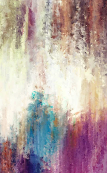 Modern sanat. Renkli çağdaş sanat eserleri. Renkli boya darbeleri. Soyut arkaplanda fırça darbeleri. Fırça boyası. Eşsiz duvar sanatı.