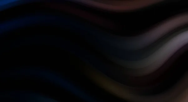 Kleurrijke Gladde Lijnen Zwarte Achtergrond Vloeibare Vloeibare Levendige Kleurgolven Stromen — Stockfoto