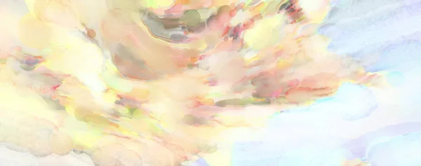 Akvarel Abstraktní Malba Pastelovými Barvami Pro Plakát Nástěnné Umění Banner — Stock fotografie