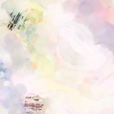 2D çizim. Sanatsal arkaplan resmi. Tablo üzerinde soyut resim. Çağdaş sanat. El yapımı resim. Renkli doku. Modern sanat eserleri. Yüzeyde suluboya fırça darbeleriyle boyama.