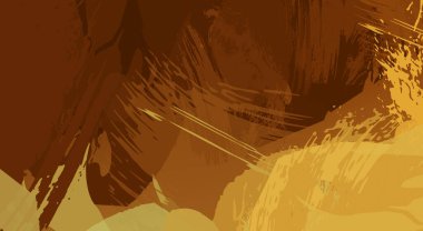 Fırça darbesi ile boyanmış. Sanatsal canlılık ve renkli duvar kâğıdı. Kaotik resim. Taranmış Boyalı Soyut Arkaplan. 