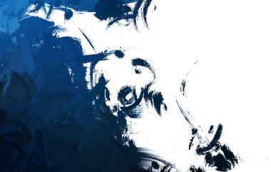 Duvar sanatı Eşsiz ve yaratıcı illüstrasyon. Fırça darbesi ile boyanmış. Renkli fırça darbelerinin soyut arkaplanı. Fırçalanmış canlı duvar kâğıdı. Boyalı sanatsal yaratım.