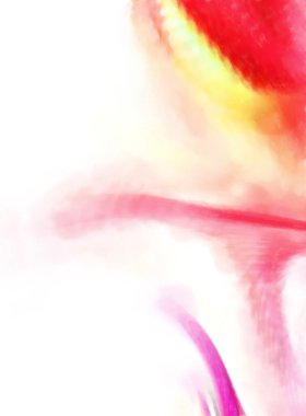 Modern sanat. Renkli çağdaş sanat eserleri. Renkli boya darbeleri. Soyut arkaplanda fırça darbeleri. fırça boyası.