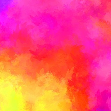 Duvar sanatı Eşsiz ve yaratıcı illüstrasyon. Fırça darbesi ile boyanmış. Renkli fırça darbelerinin soyut arkaplanı. Fırçalanmış canlı duvar kâğıdı. Boyalı sanatsal yaratım.