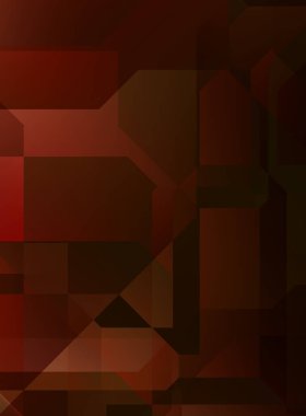 Renkli ve canlı geometrik şekiller katmanları var. Bir teknoloji planının dijital illüstrasyonu. Gelecekçi tasarım şablonu.