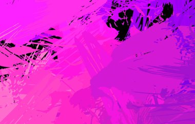 Sanatsal soyut arkaplan. Doku boyalı duvar kağıdı. Boya darbeleriyle yaratıcı bir illüstrasyon. Fırça desenli resim.