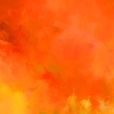 Canlı fırça darbeleriyle boyanmış. Renkli desenli resim. Fırçalanmış duvar kağıdını boya.