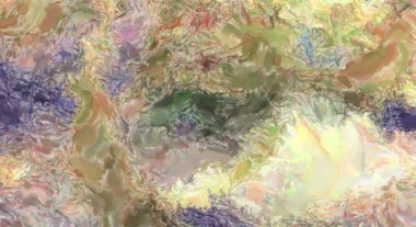 Pastel renklerde suluboya resim. Poster, duvar sanatı, afiş, kart, kitap kapağı ya da ambalaj için rahatlatıcı kompozisyonun yumuşak renkli çizimi. Modern fırça darbeleri resim.