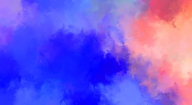 Renkli fırça darbelerinin soyut arkaplanı. fırçalanmış canlı duvar kağıdı. resmedilmiş sanat eseri. Eşsiz ve yaratıcı illüstrasyon.