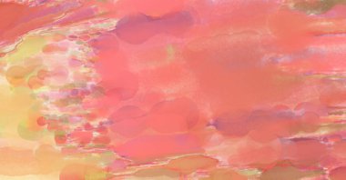 Yüzeyde suluboya vuruşlar. Sanatsal arkaplan resmi. Tablo üzerinde soyut resim. Fırça darbeleri. Çağdaş sanat. El işçiliğinin renkli dokusu. Modern resim.