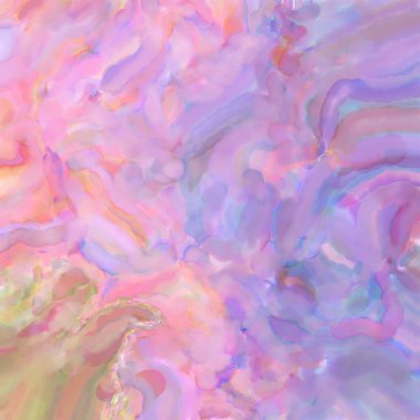 El yapımı sürreal soyut desenli suluboya. Modern sanatsal resim. 2D çizim. Arkaplan boyası karışımı. Yaratıcı duvar sanatı. Çağdaş sanat.