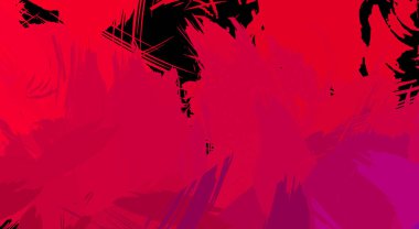 Sanatsal soyut arkaplan. Doku boyalı duvar kağıdı. Boya darbeleriyle yaratıcı bir illüstrasyon. Fırça desenli resim.