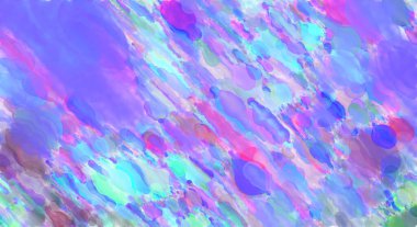 Çağdaş sanat. El yapımı resim. Modern sanat eserleri. Yüzeyde suluboya fırça darbeleriyle resim yapmak. 2D çizim. Sanatsal arkaplan resmi. Tablo üzerinde soyut resim. Renkli doku.